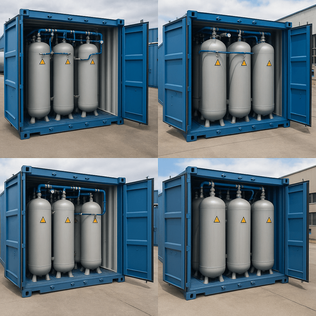 고압 공기 저장 컨테이너