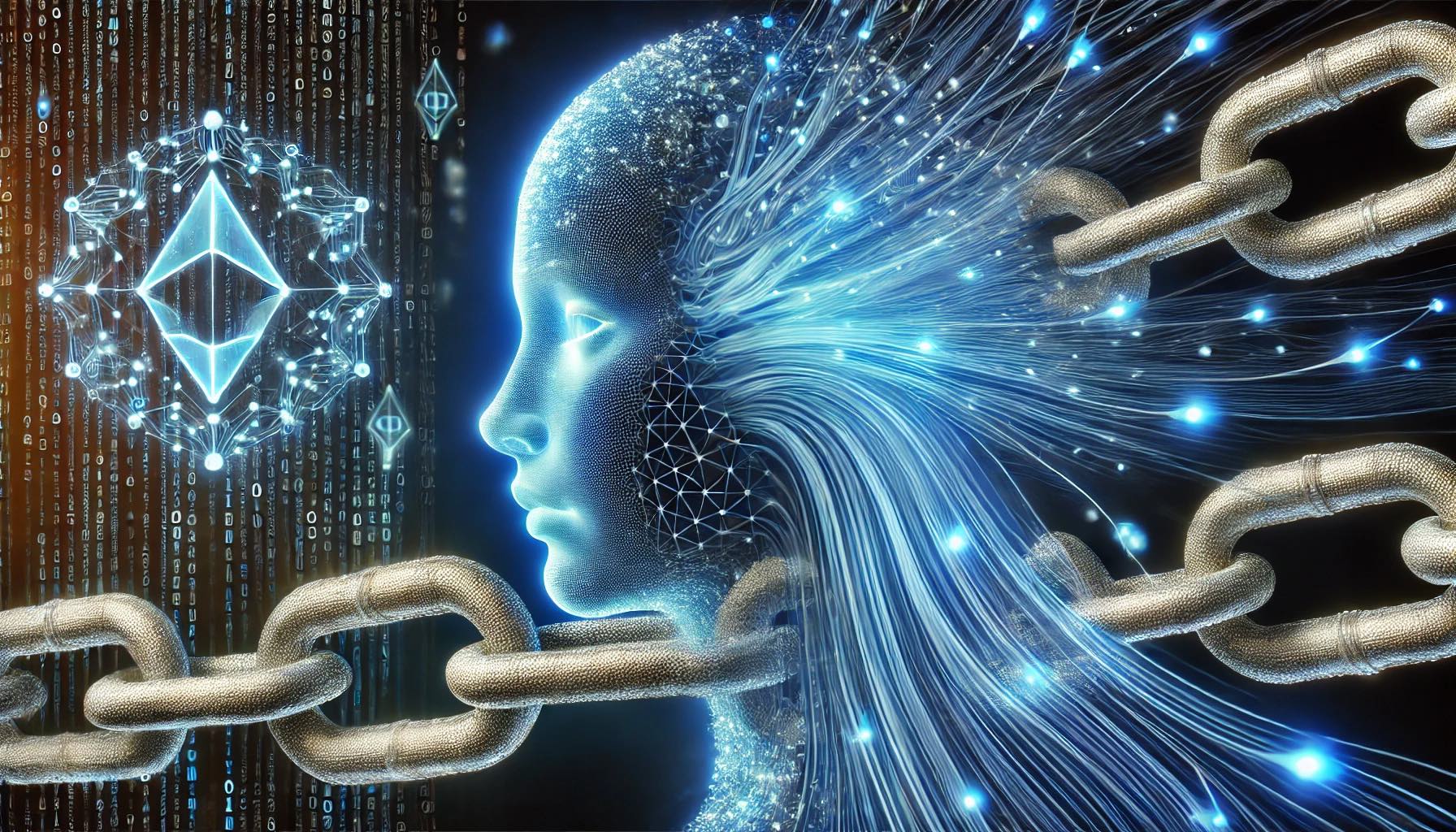 AI , 블록체인 창조적 융합 이미지