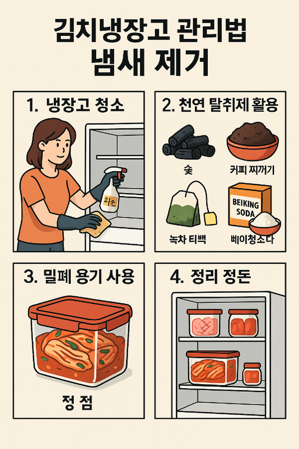김치냉장고 관리법과 냄새 제거