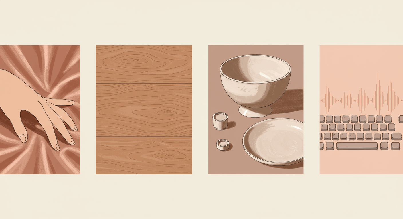 물성매력: 촉감과 감성의 재발견