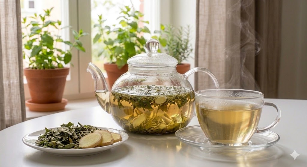 초기 감기 오한을 잡고 코막힘을 시원하게 뚫어주어 호흡기 염증을 다스리는 강력한 페퍼민트 생강 항균 시너지