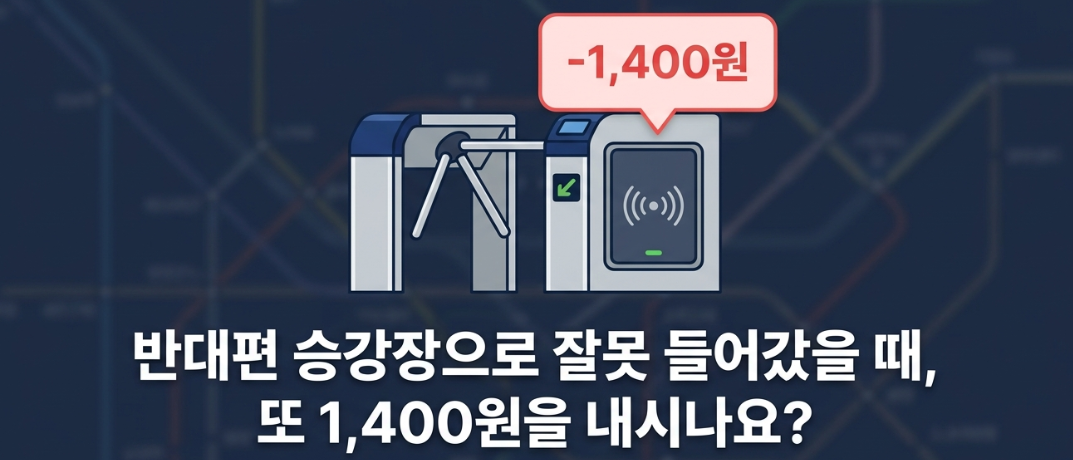 지하철 반대편 탔다면? 수도권 전철 15분 이내 재탑승 무료 적용 역과 제외 노선 총정리