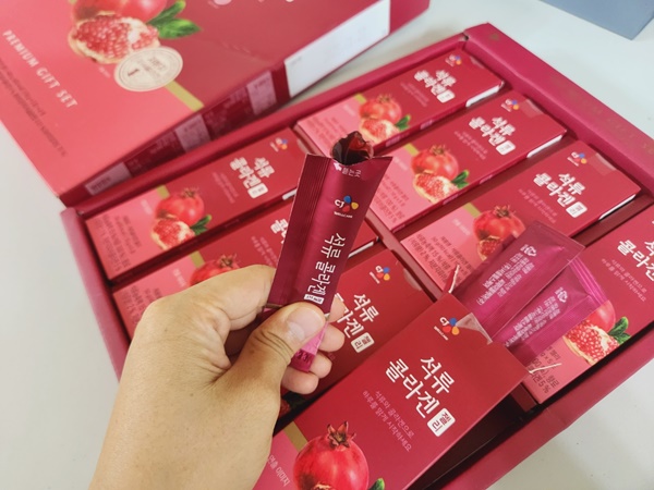 석류 콜라겐젤리 CJ웰케어 석류 콜라겐젤리 효능, 추석 선물 추천 사용후기