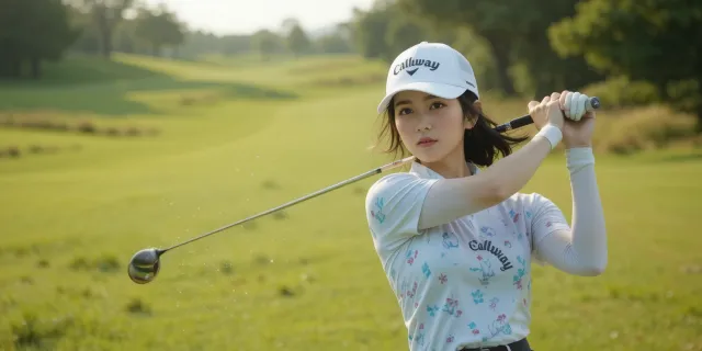 캘러웨이 드라이버 스윙 순간