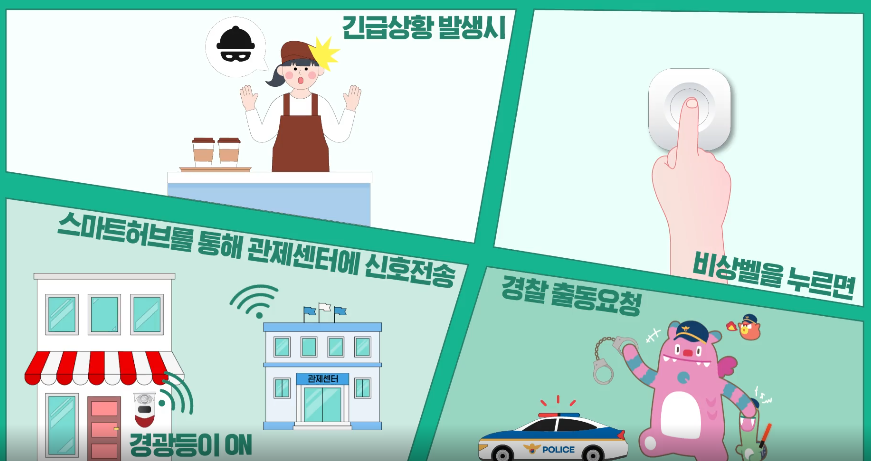 안심경광등 작동원리