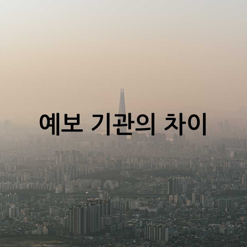 황사와 미세먼지 차이점