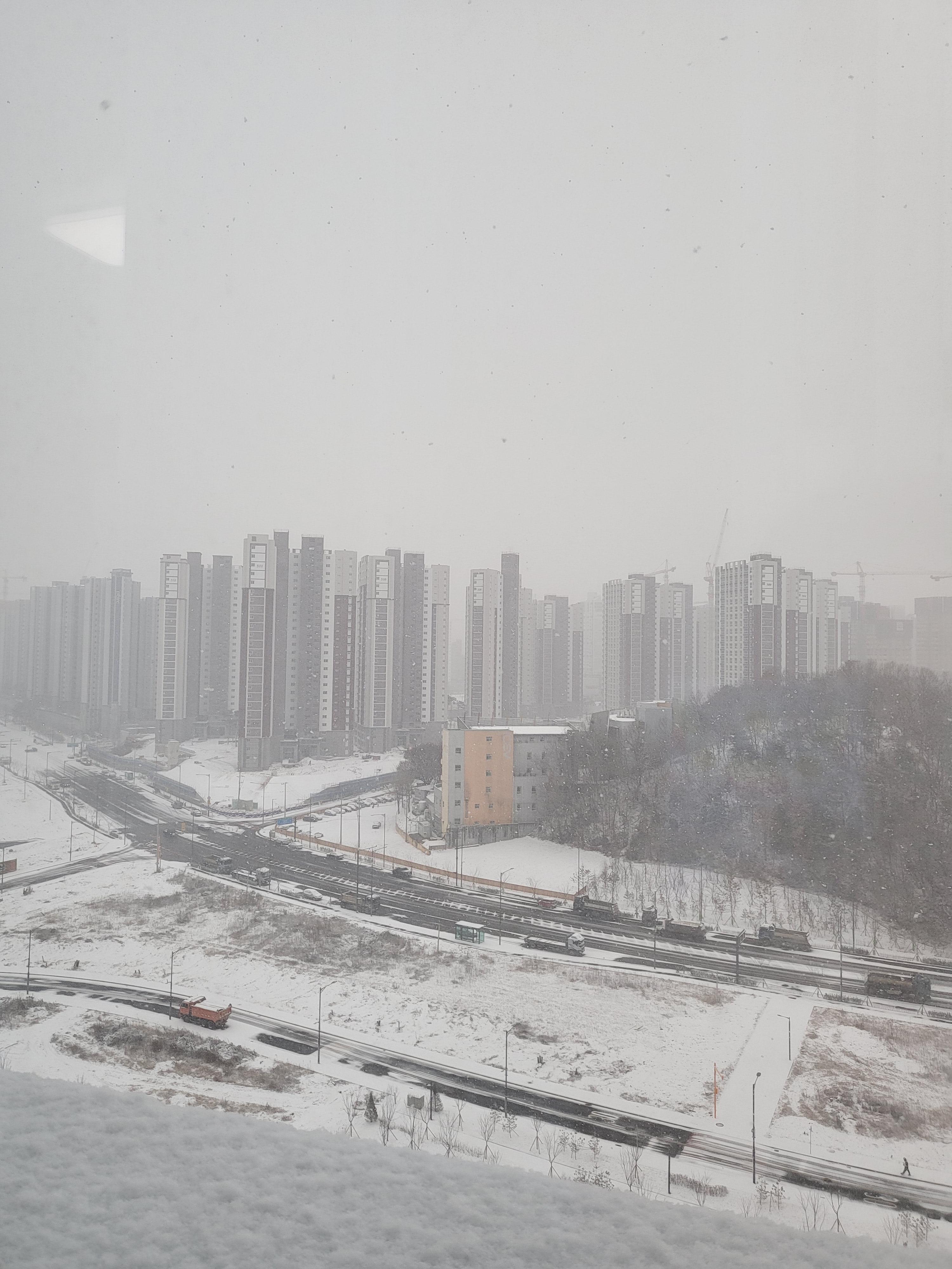 눈내린검단신도시