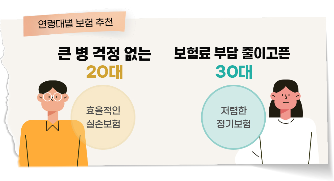 #20대보험추천 #30대보험추천 #연령대별보험추천