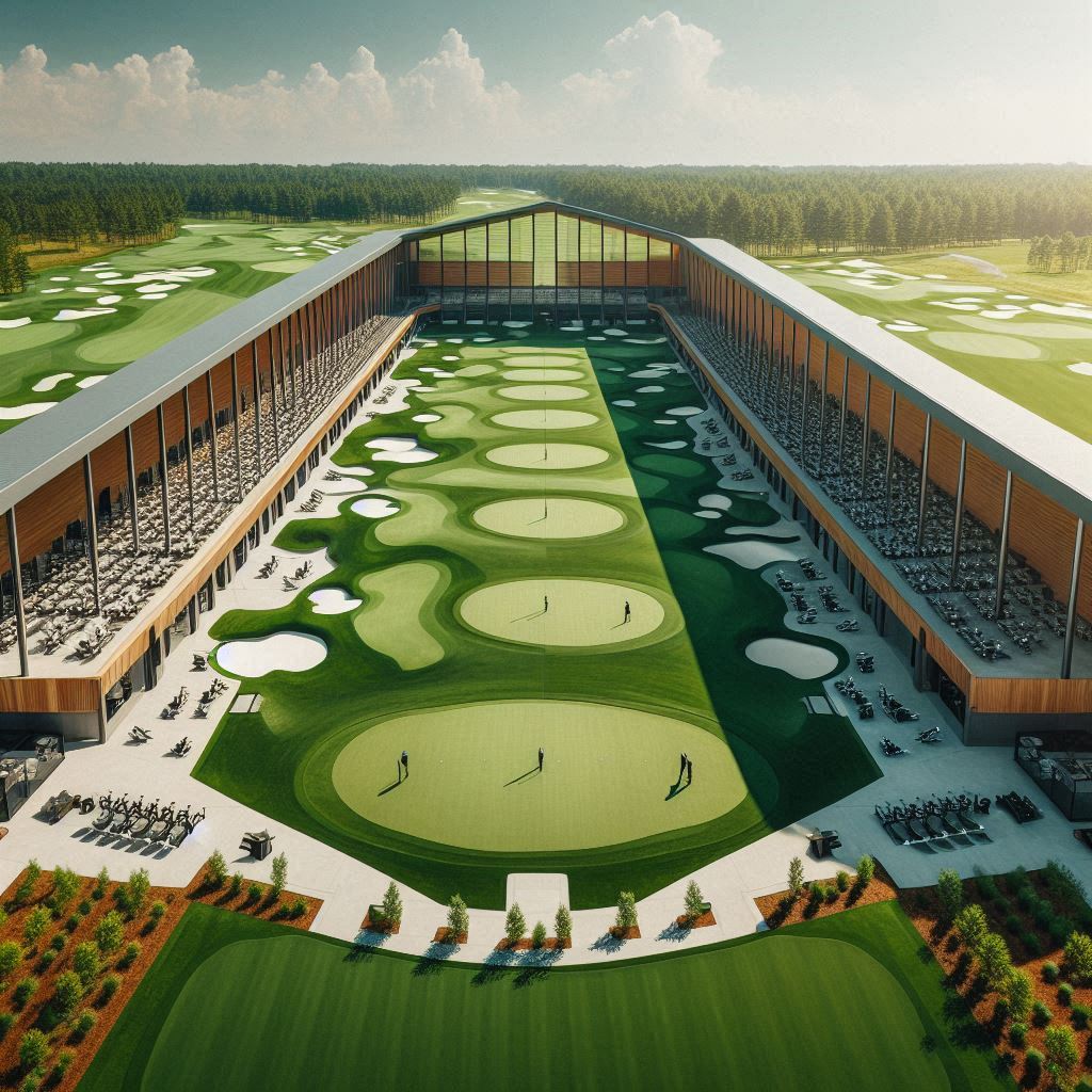 실외골프연습장 배경