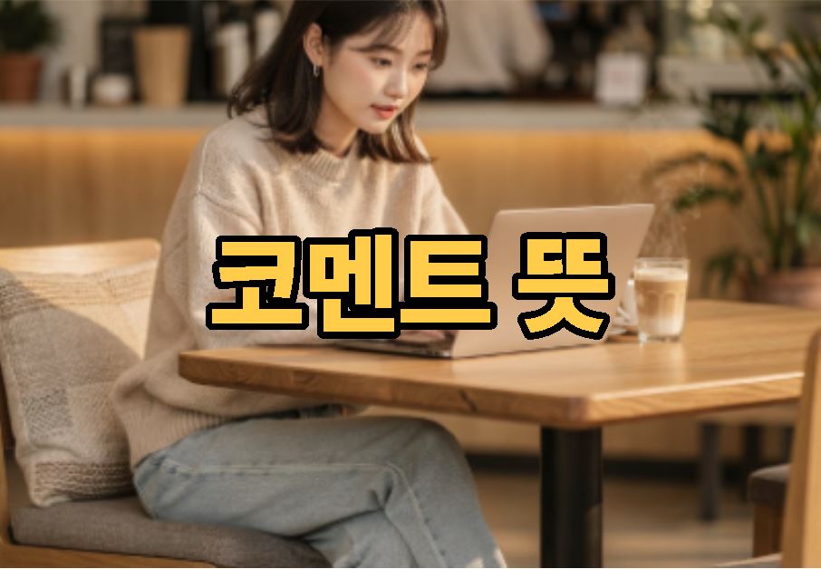 코멘트 뜻