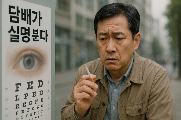 “담배가 실명 부른다” 황반변성 환자가 금연해야 하는 이유