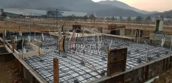 기초 콘크리트 이렇게 하면 됩니다 경량철골주택 기초 레미콘 타설과정_18