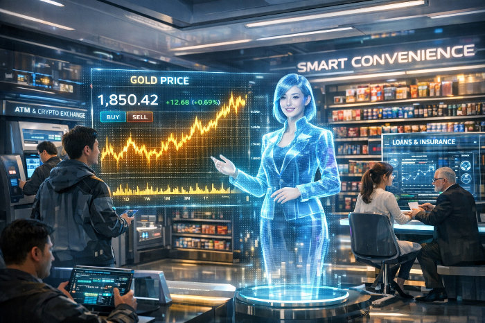 종합 자산 관리 플랫폼으로 진화할 미래형 편의점의 금융 허브 비전