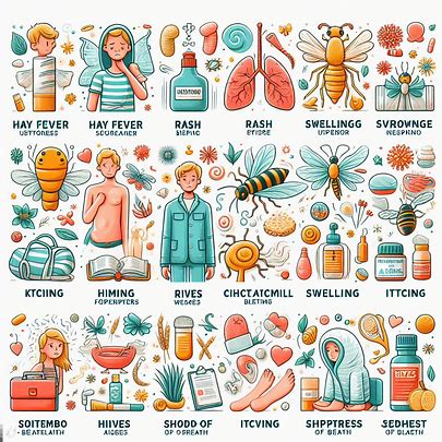 페니라민정 : 알러르기 반응 모음