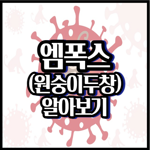 엠폭스 질병 알아보기
