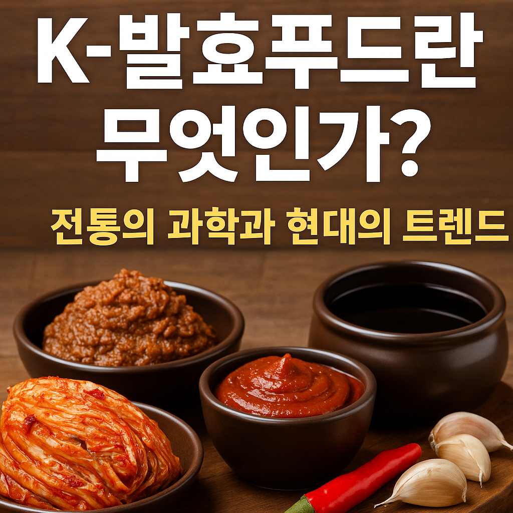 K-발효푸드란 무엇인가? 전통의 과학과 현대의 트렌드