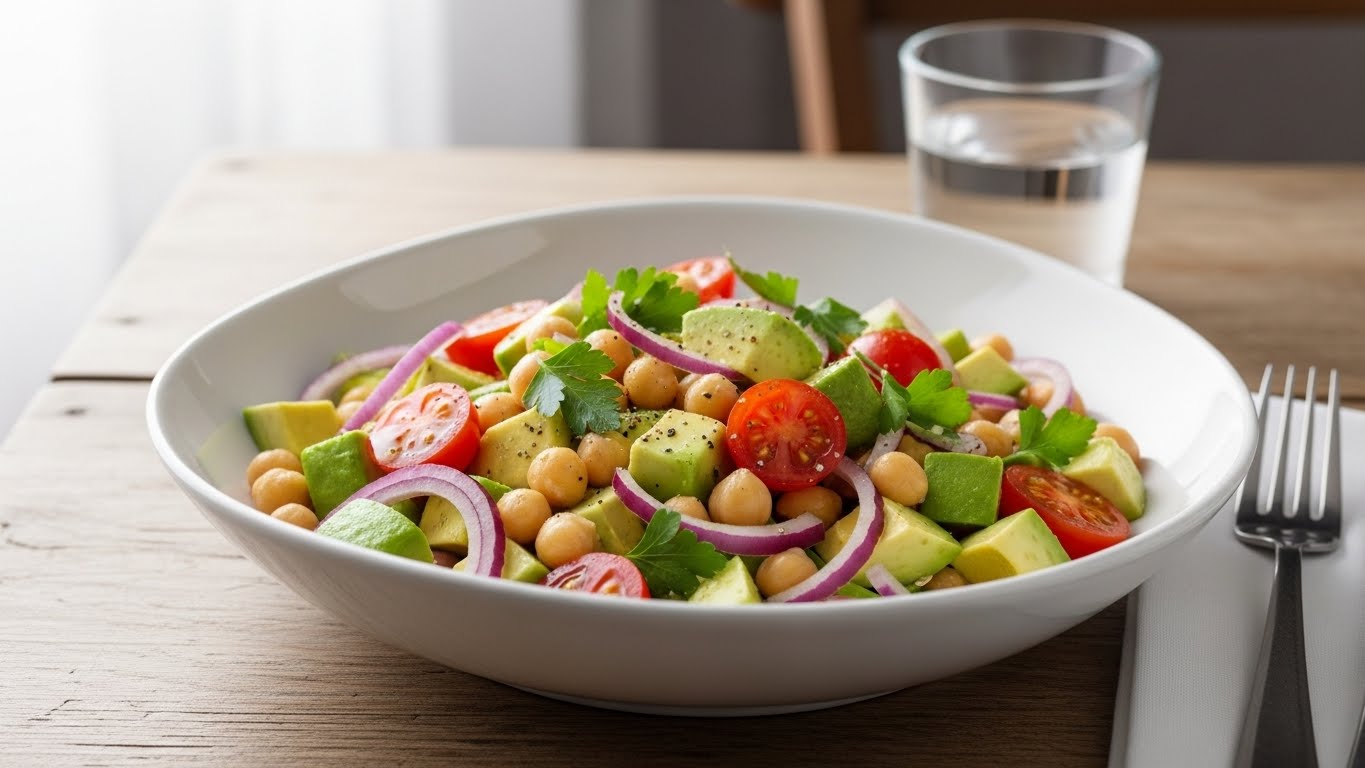 아보카도 병아리콩 샐러드