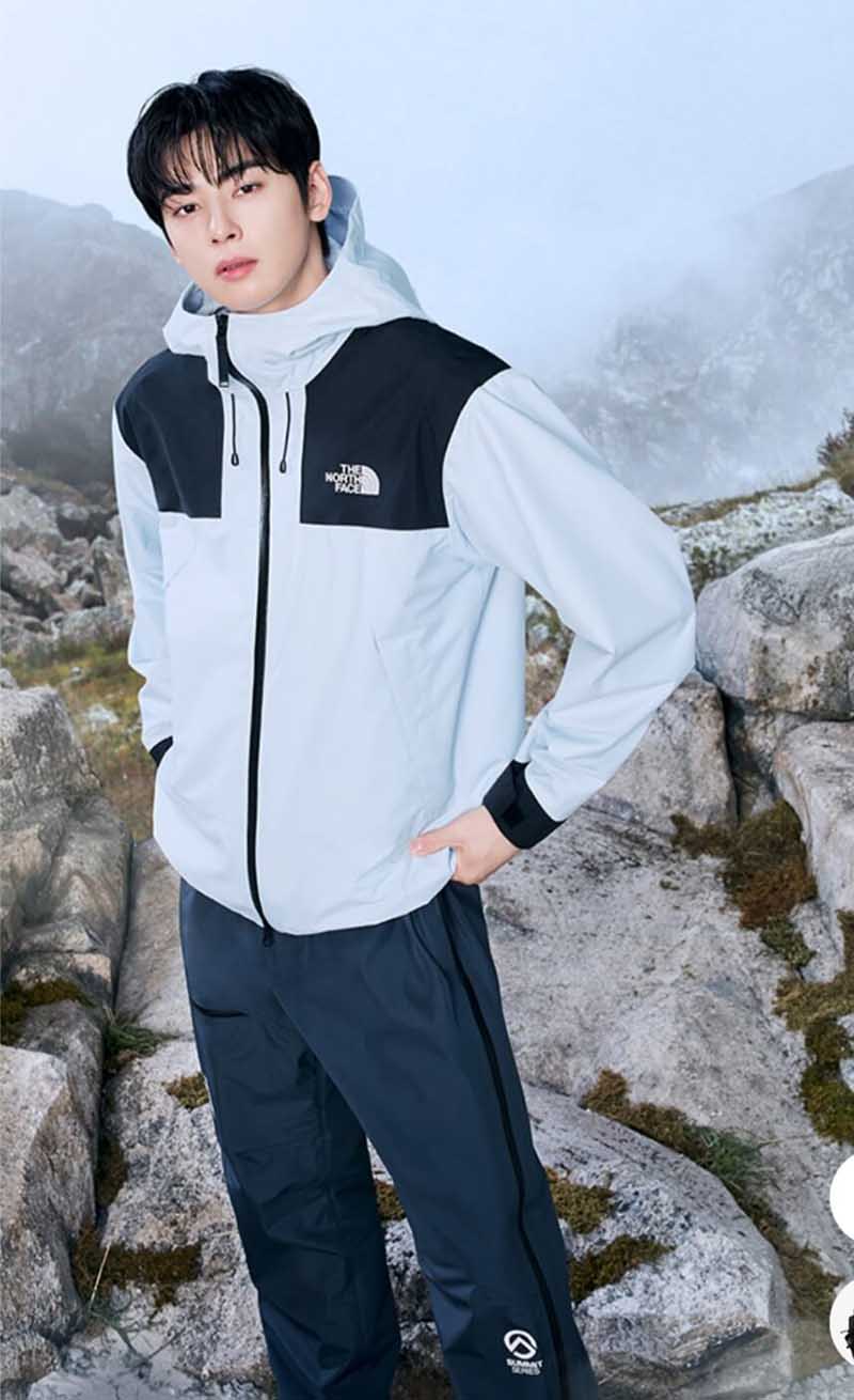 노스페이스 바람막이 차마르