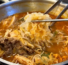 얼큰소고기샤브