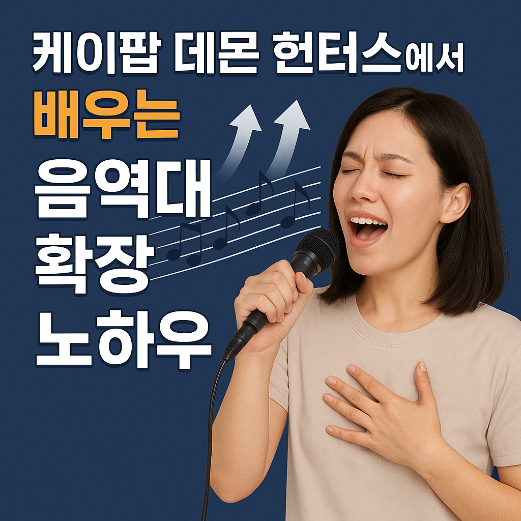 케이팝 데몬 헌터스에서 배우는 음역대 확장 노하우 사진