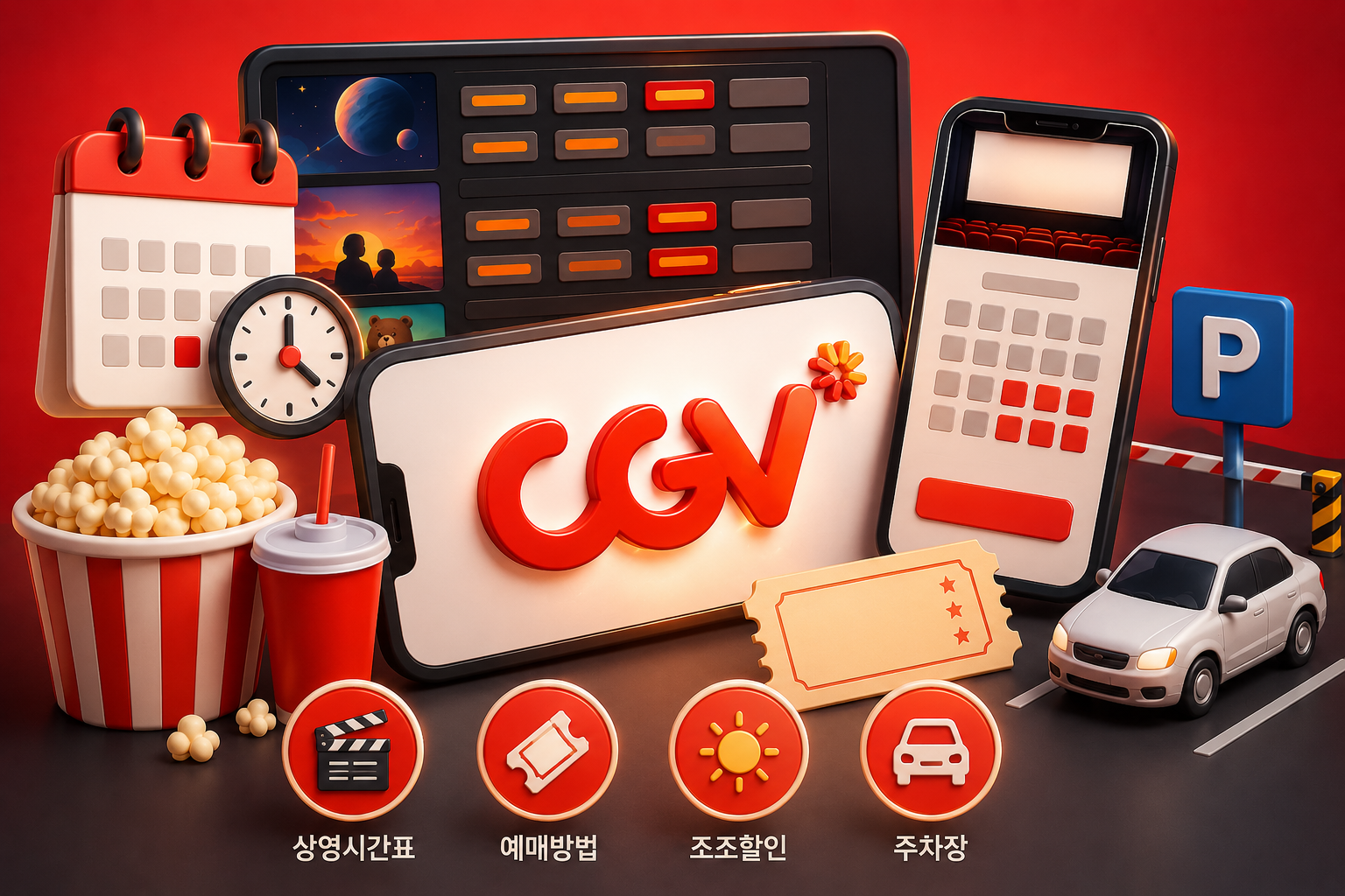 CGV 상영시간표 확인부터 예매방법&middot;조조할인&middot;주차장까지 한눈에 정리 관련 사진