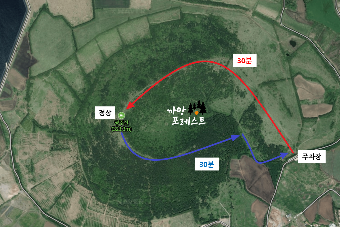 영주산 소요시간