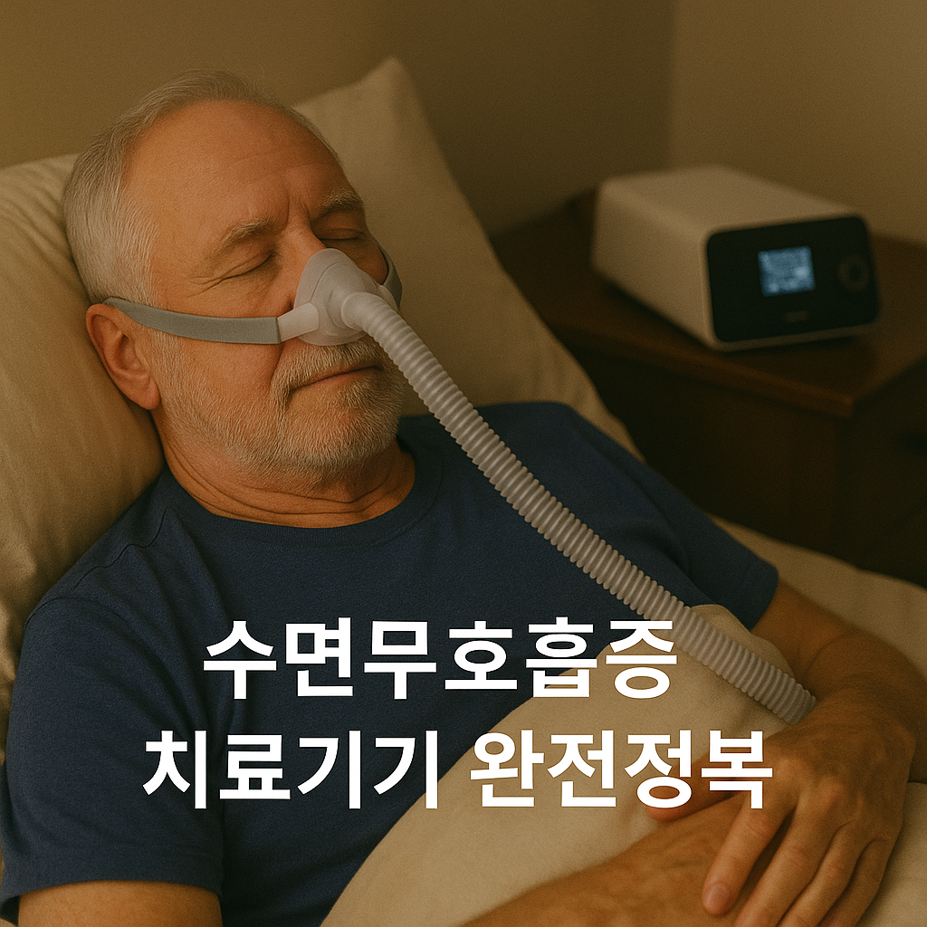 수면무호흡증 진짜 원인! 시니어 맞춤 수면치료기 선택법😷