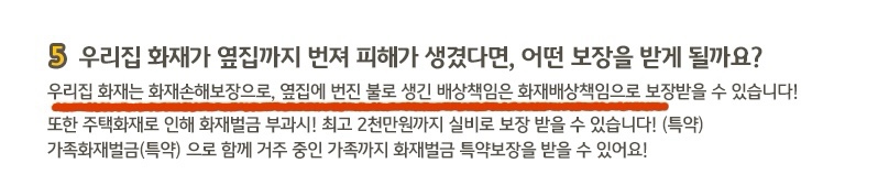 KB손해보험 주택화재보험 소개글