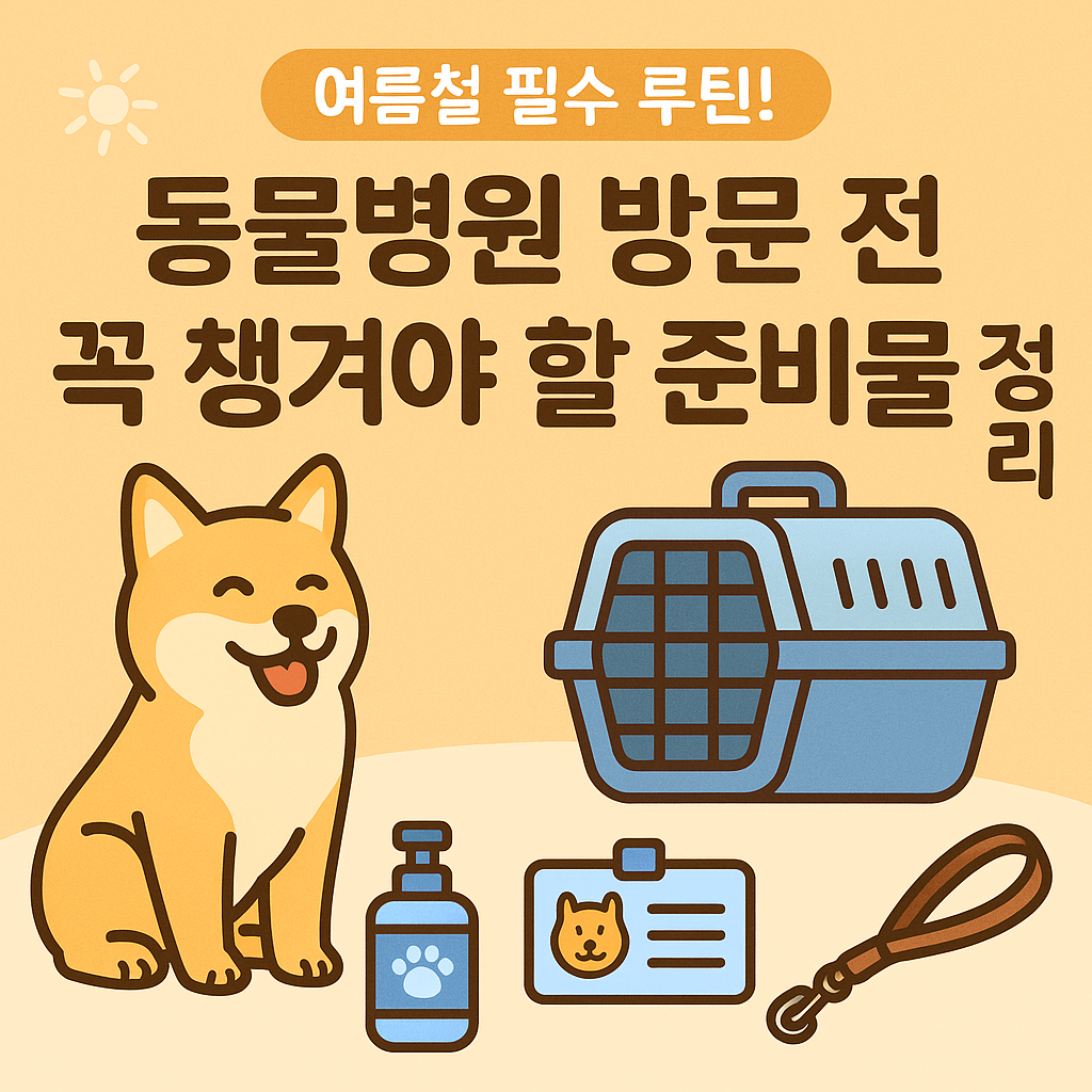 동물병원 방문 전