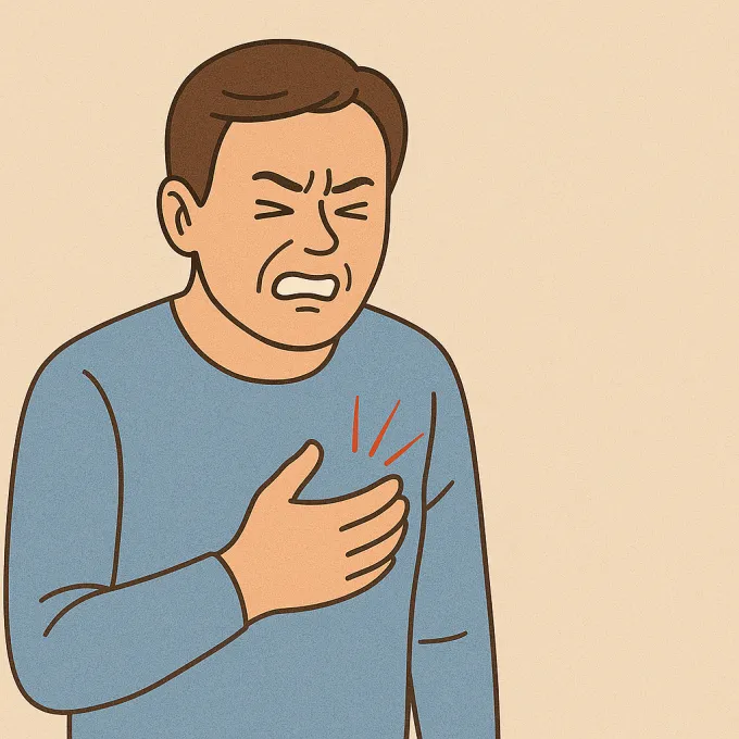 왼쪽 가슴 통증