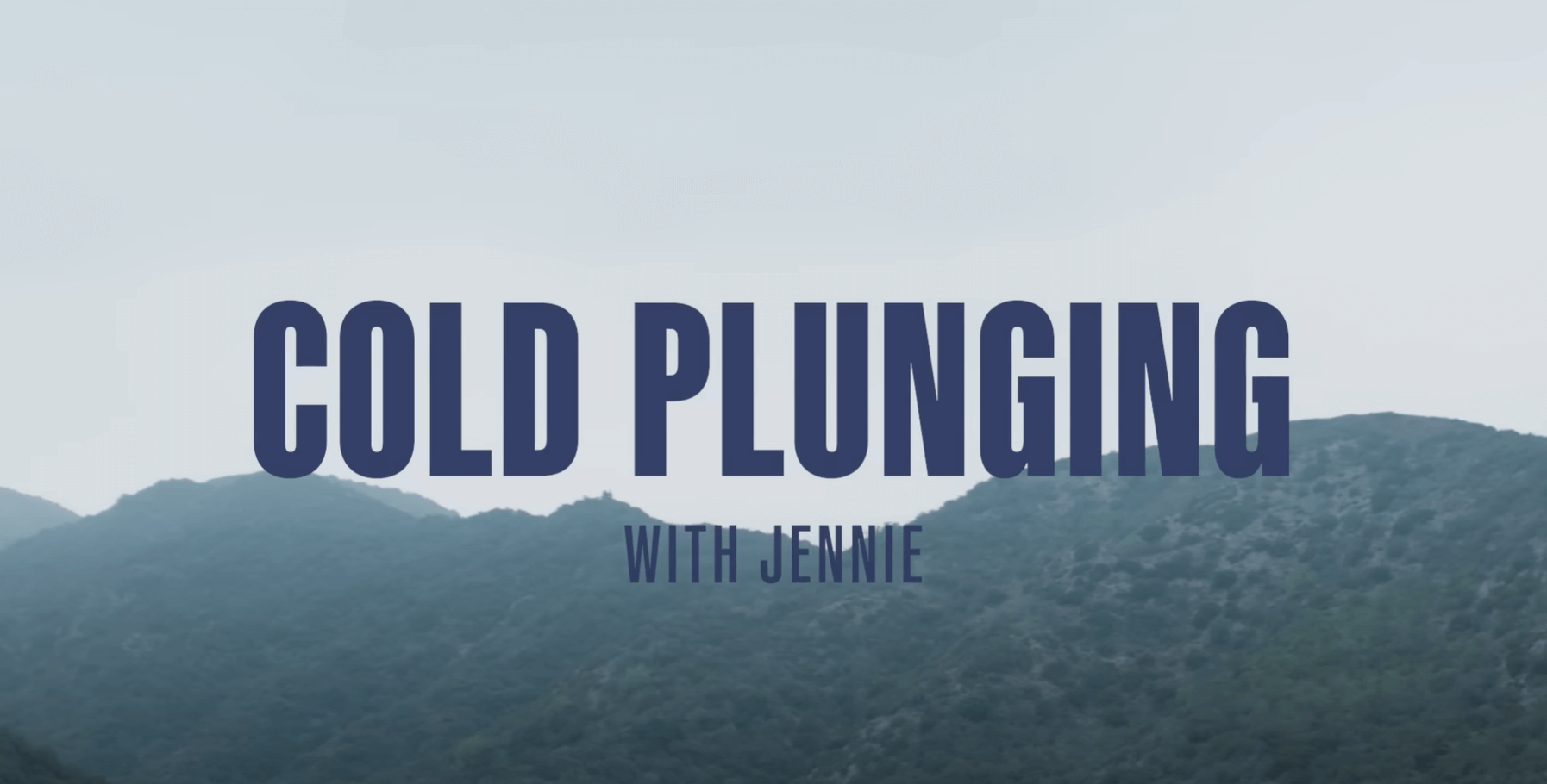 제니 다이어트 콜드플런지 피로 해소법