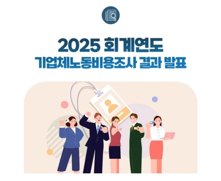 2025 회계연도 기업체노동비용조사 결과 발표