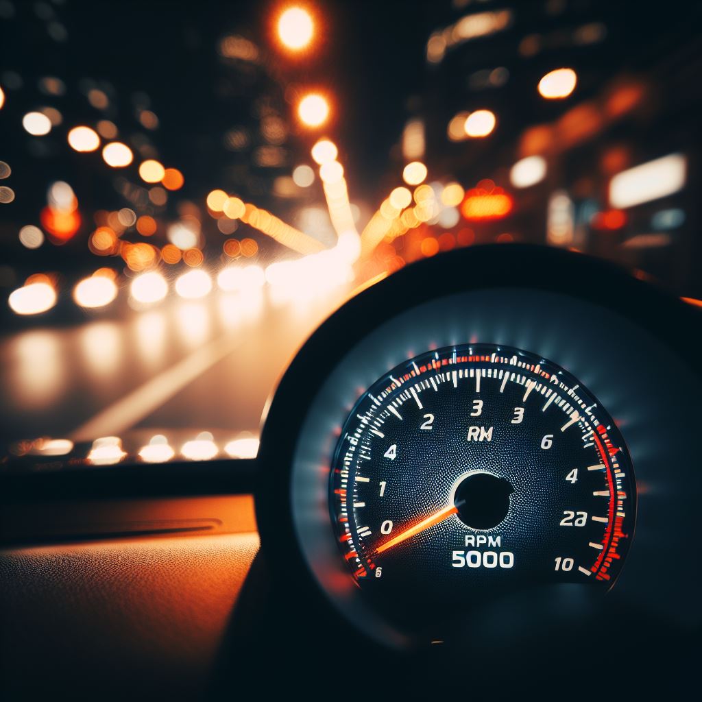 자동차rpm게이지모습