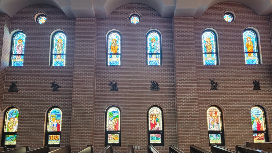 대전 대동성당 스테인드글라스, 십자가의 길