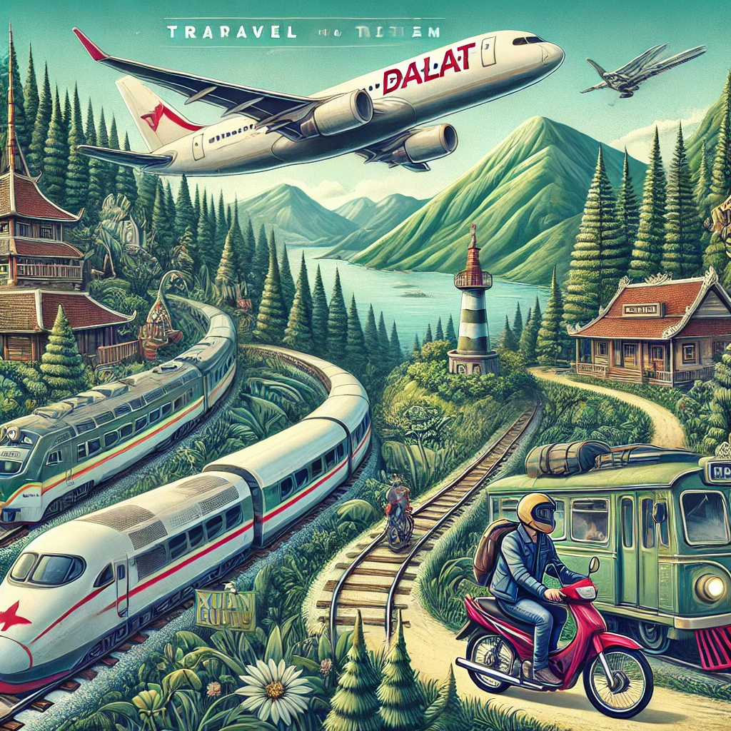 달랏으로 향하는 이동수단