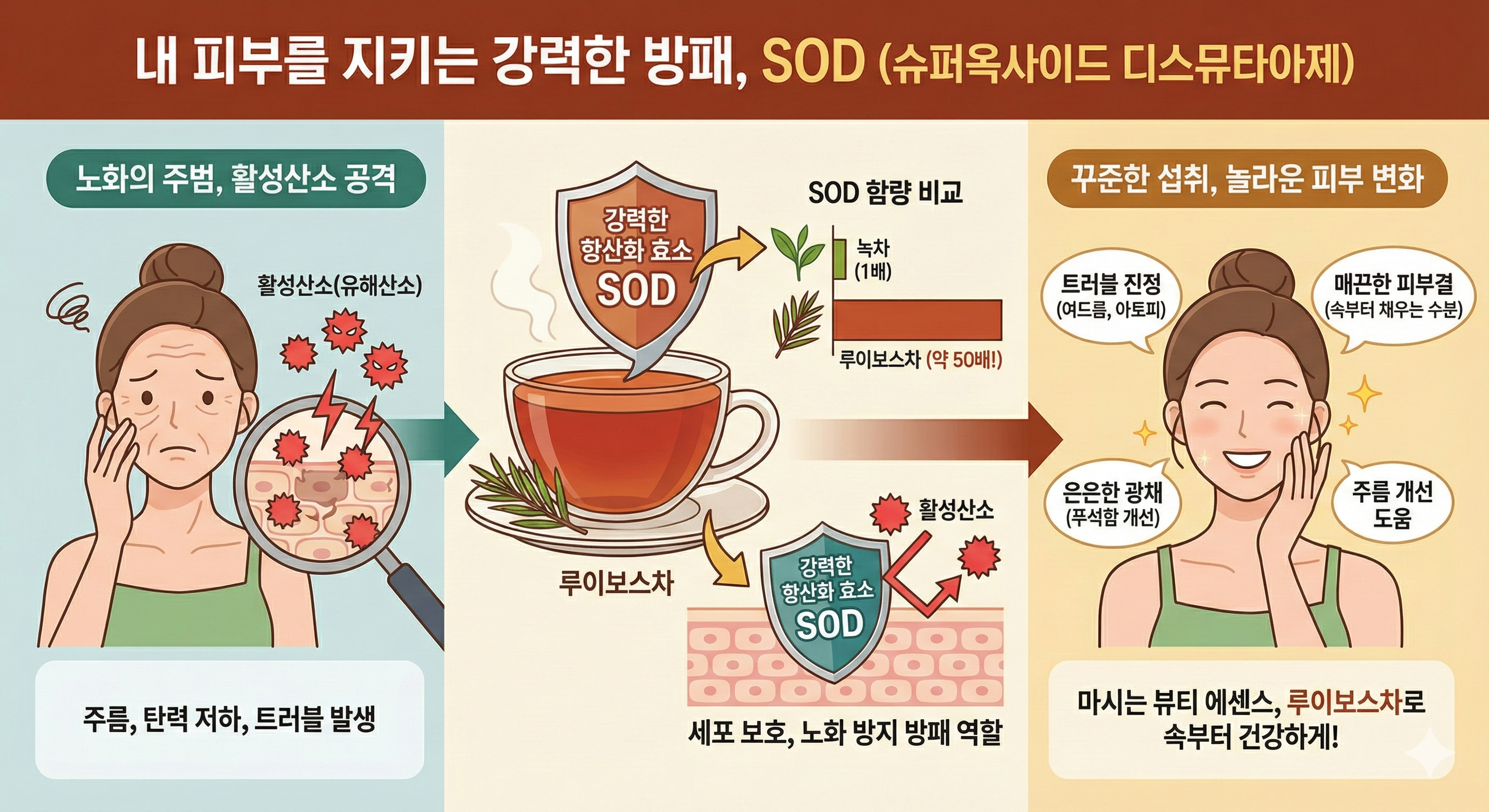 내 피부를 지키는 강력한 방패, 'SOD'