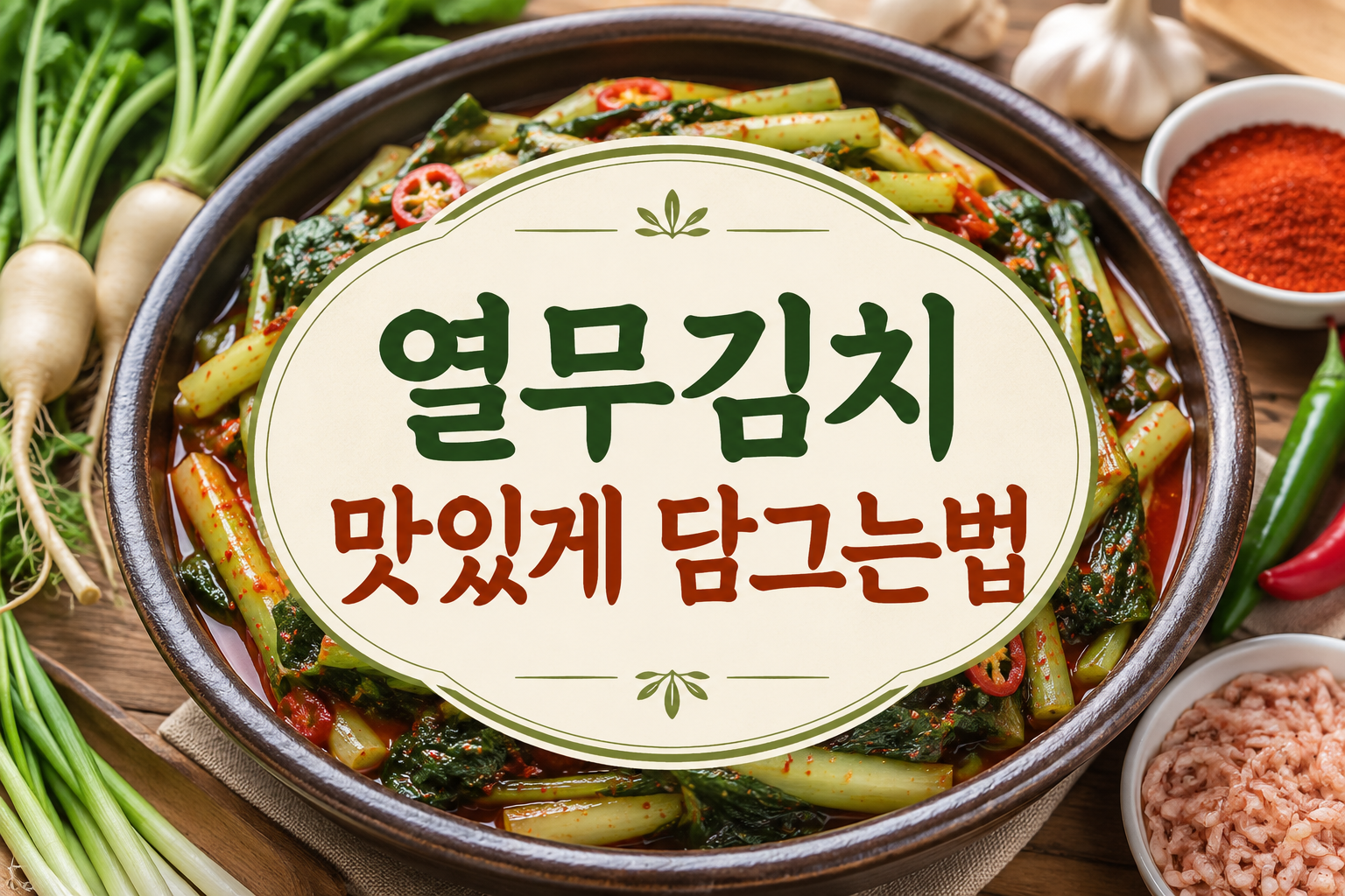 열무김치 맛있게 담그는법