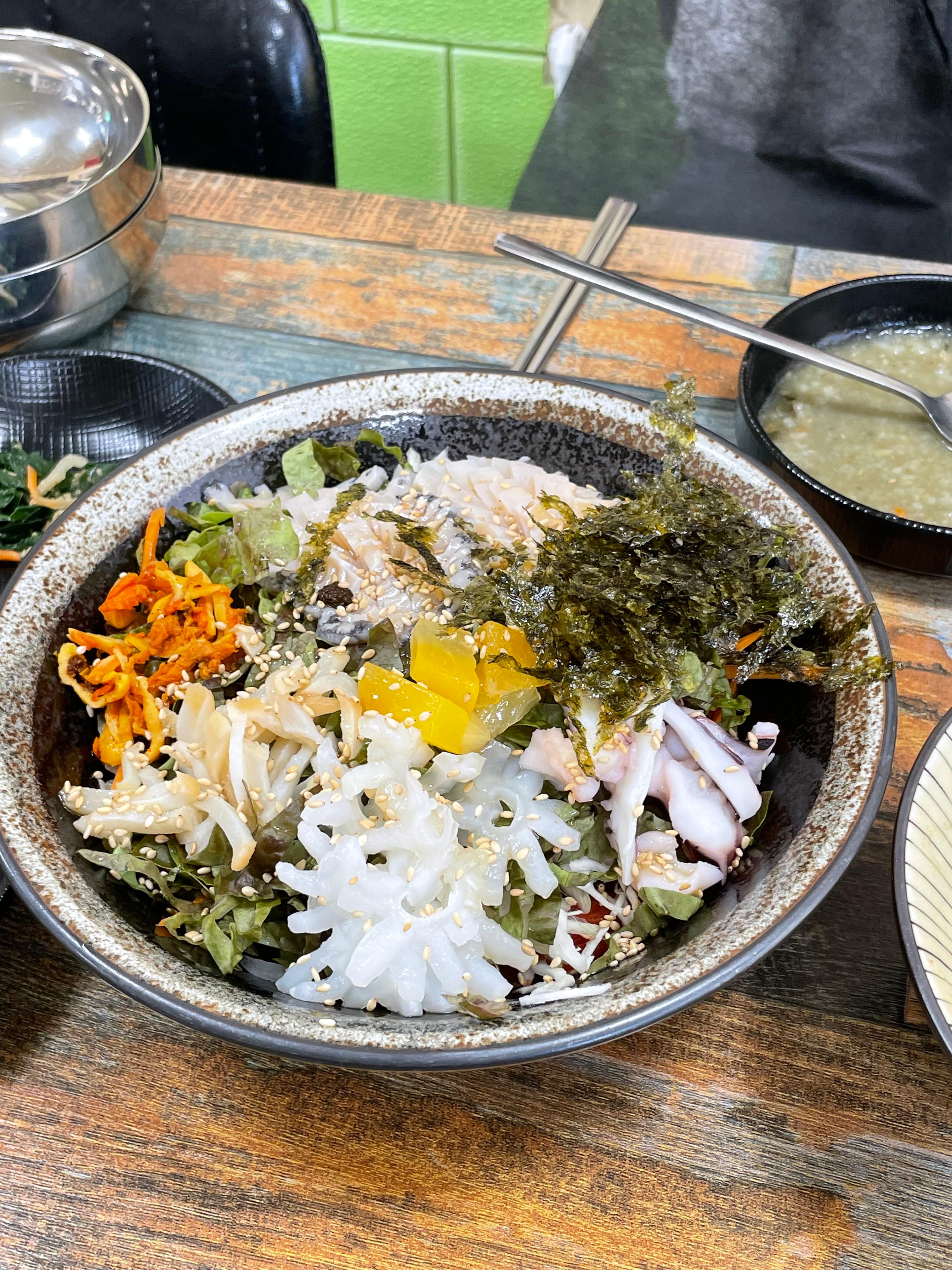 속초에서 먹은 물회