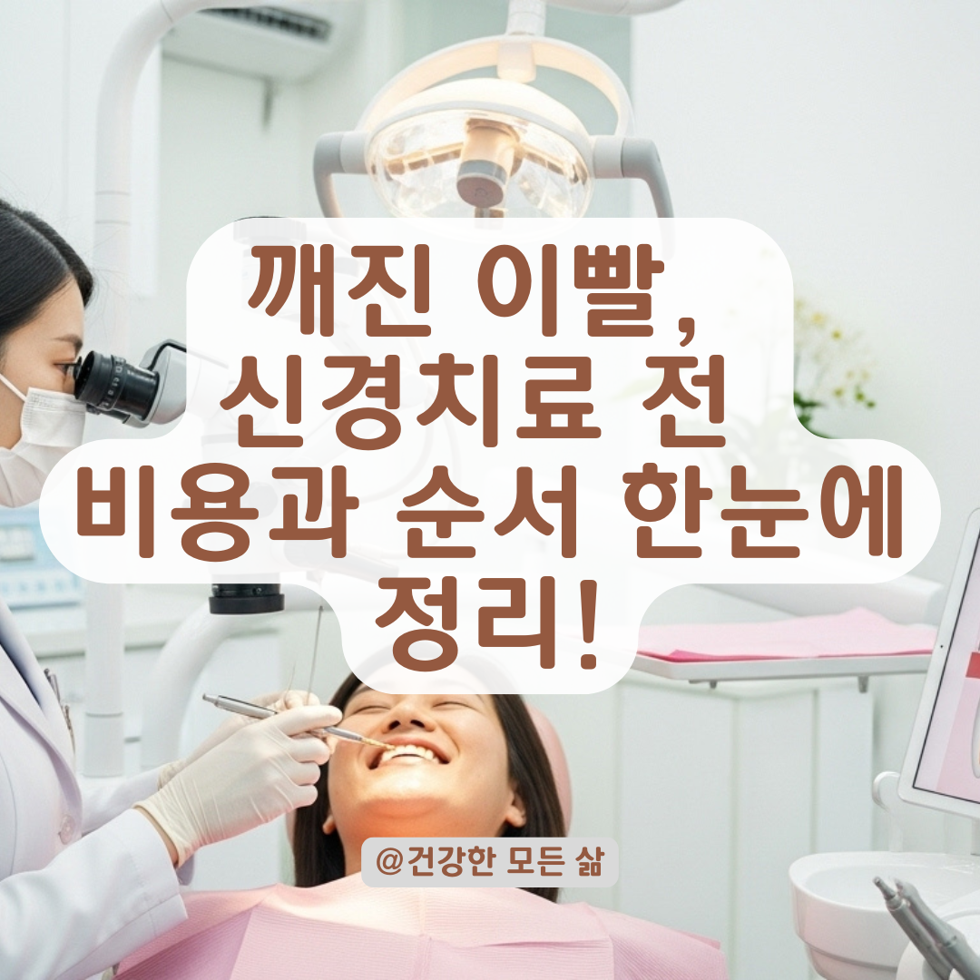 깨진 이빨 방치 후 통증까지, 신경치료 전 꼭 알아야 할 치료 순서와 비용.