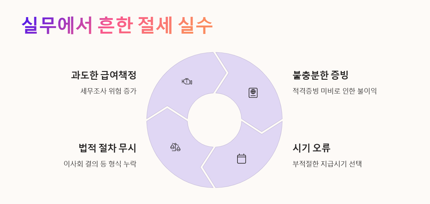 실무에서 흔한 절세 실수