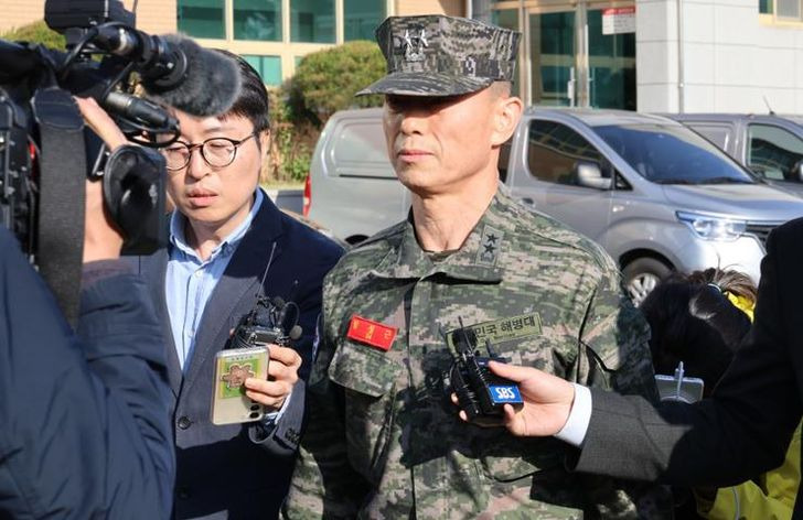 임성근 전 사단장 국회 위증 혐의 재판 관련 사진