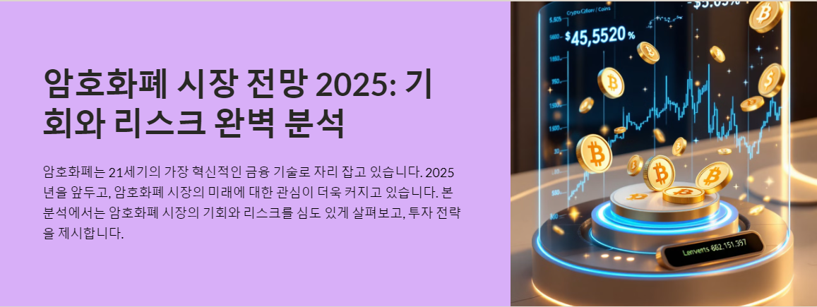 암호화폐 시장 전망 2025