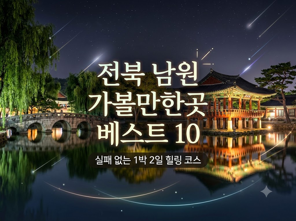 남원 가볼만한곳 베스트10