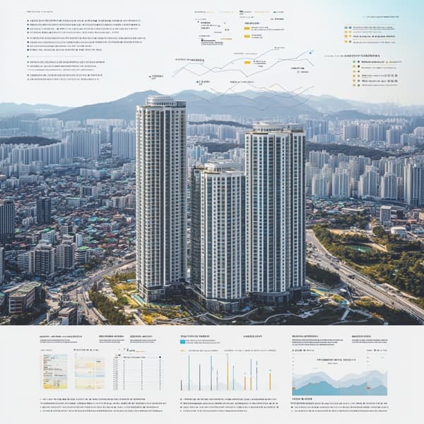 2025년 아파트 매매 및 전세 흐름을 시각화한 이미지