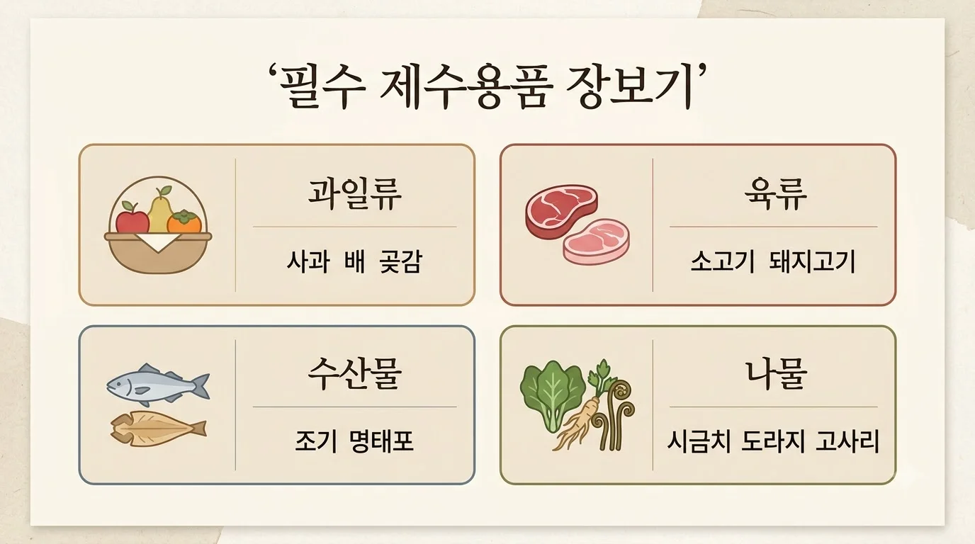 추석차례상 준비 가이드