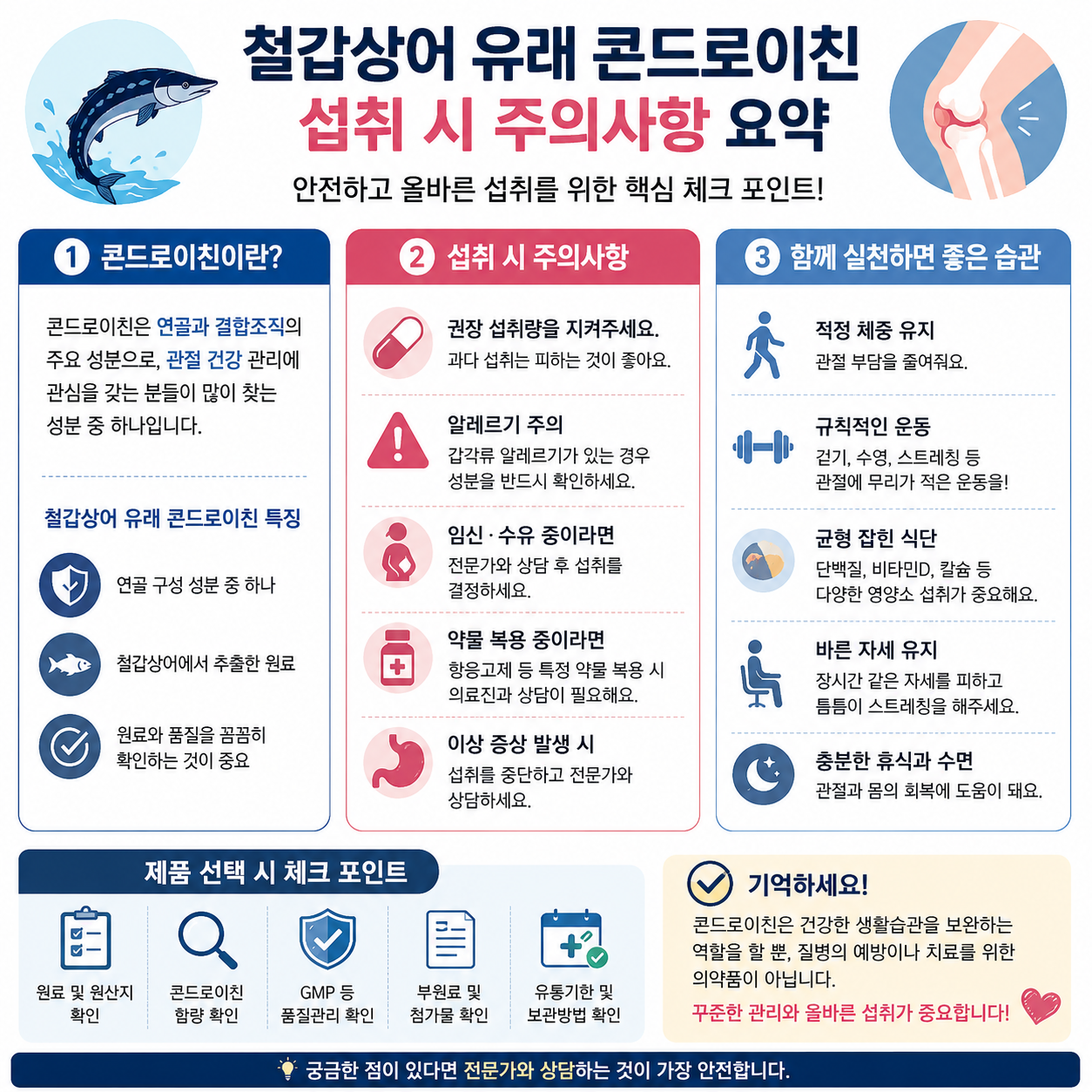 콘드로이친 섭취 주의사항