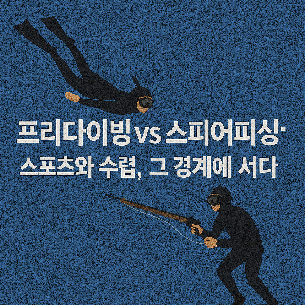 프리다이빙 vs 스피어피싱: 스포츠와 수렵, 그 경계에 서다
