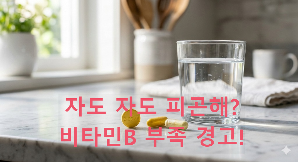 피로 회복을 돕는 고함량 활성비타민 B군 영양제