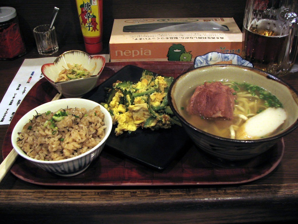 오키나와 맛집 정식 상차림 오키나와 소바와 고야 참프루