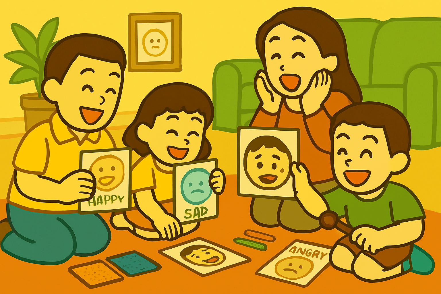 아이와 함께하는 감정 표현 놀이 😊💌<